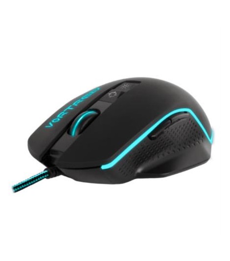 Mouse Gaming Vortred Trapper Sensor Óptico USB Hasta 6400 dpi 7 Botones Color Negro - PERFECT CHOICE