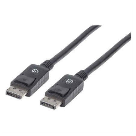 Cable Manhattan DisplayPort M-M 1080p 2m Color Negro - MANHATTAN (INTRACOM)