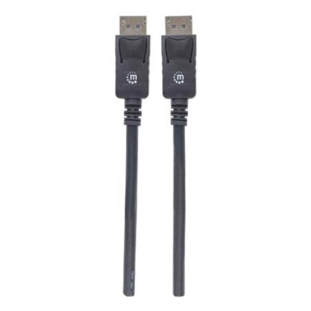 Cable Manhattan DisplayPort M-M 1080p 2m Color Negro - MANHATTAN (INTRACOM)