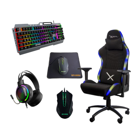 Kit Gamer silla + audífonos + teclado - ACER